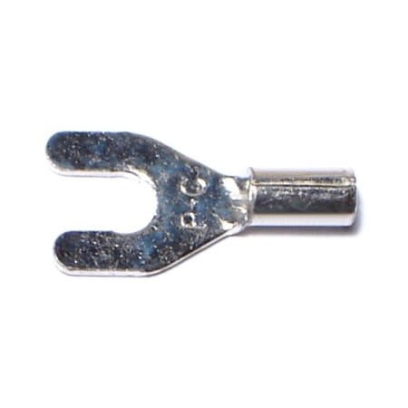 Midwest Fastener Fork Terminal, 18 AWG, Bare Insulated, 20 PK 70115